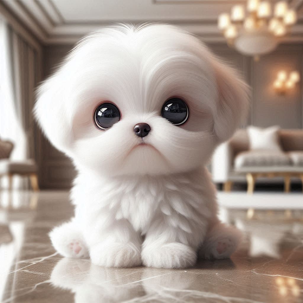 Extreme babydoll Korean Maltese parent - Queen Bijou